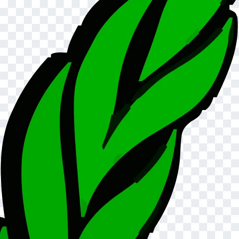 Laurel wreath traced by VTracer, zoomed in